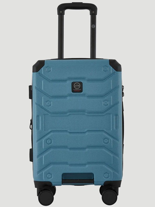ATG 22 Inch Hardside Rolling Carry-On:Storm Blue/Black:One Size: