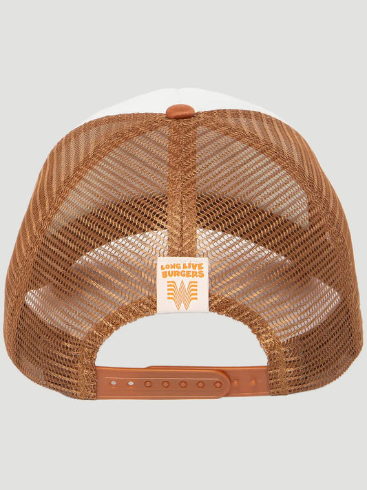 Whataburger Turtle Trucker Hat:Brown:One Size