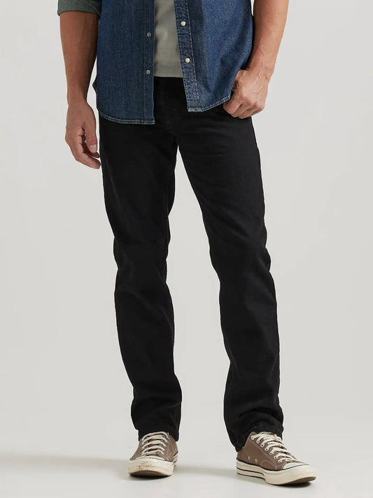 Wrangler® Five Star Premium Denim Regular Fit Jean in Coal Black