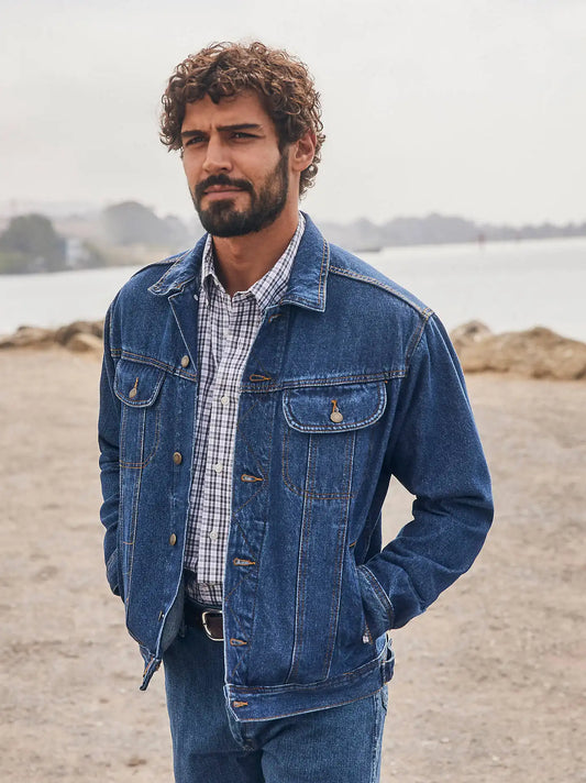 Wrangler Rugged Wear® Denim Jacket in Antique Indigo