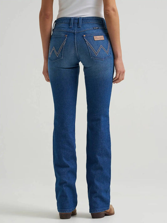 Women's Wrangler Retro® Mae Mid Rise Bootcut Jean in Kensley