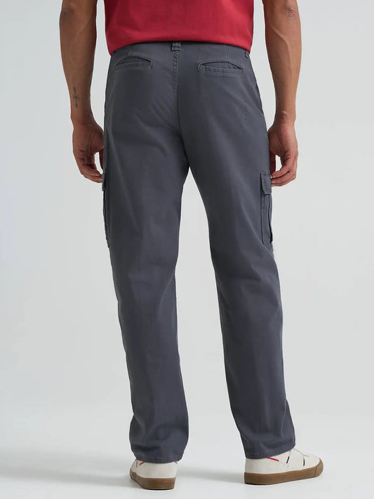 Wrangler® Men's Five Star Premium Relaxed Fit Flex Cargo Pant in Anthracite