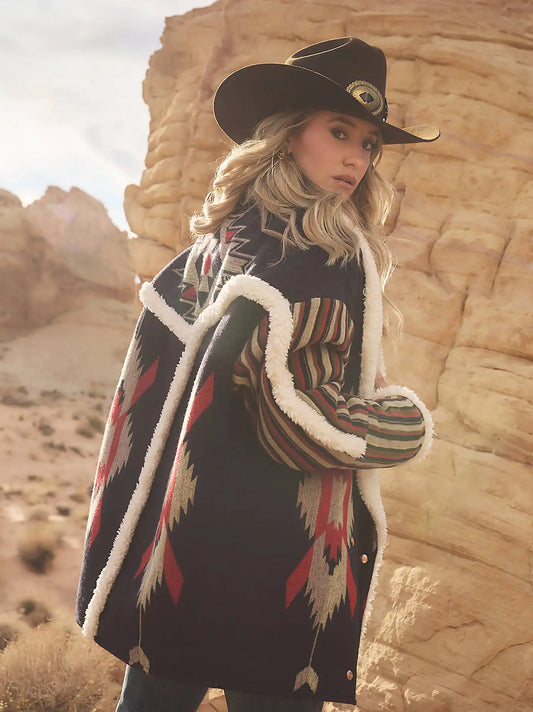 Lainey Wilson x Wrangler Jacquard Lainey Coat in Jacquard