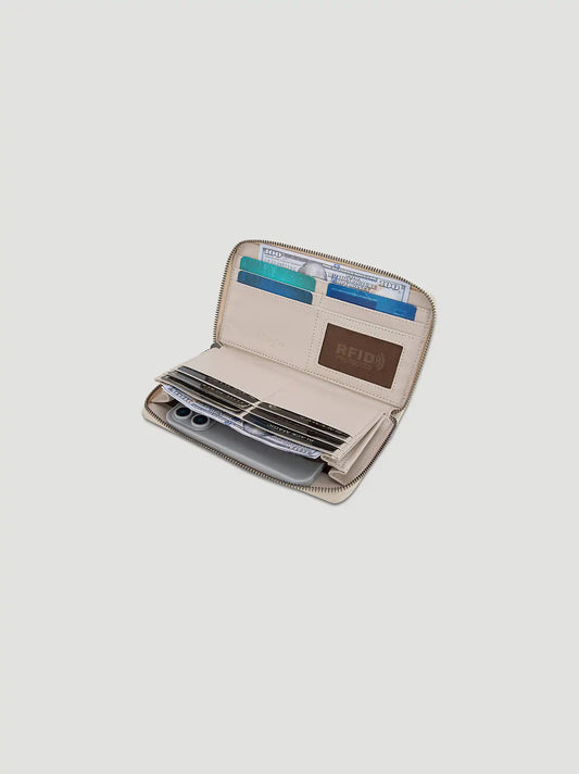 Southwest Stripe Wristlet:Beige:One Size
