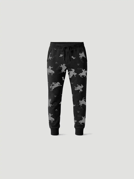 Men's Sleep Jogger in Black/Grey