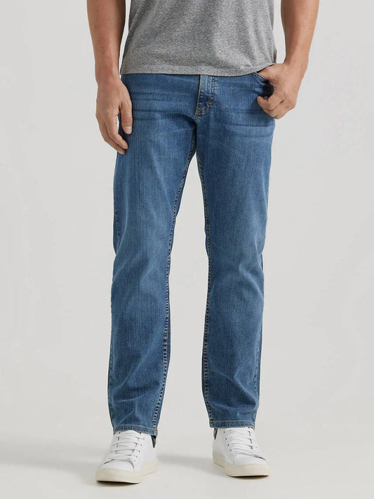 Wrangler® Five Star Premium Denim Comfort Stretch Relaxed Fit Jean in Slate