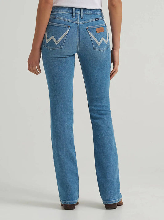 Women's Wrangler Retro® Mae Mid Rise Bootcut Jean in Illiana