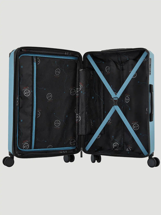 ATG 22 Inch Hardside Rolling Carry-On:Storm Blue/Black:One Size:
