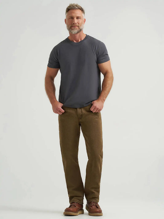 Wrangler Rugged Wear® Thermal Jean in Night Brown