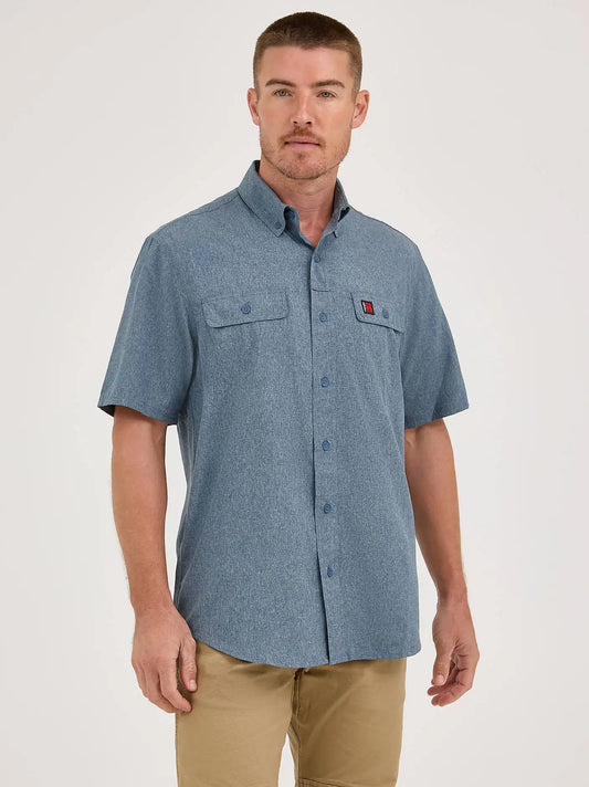 Wrangler RIGGS Workwear® Lightweight Vented Work Shirt in Blue Nights