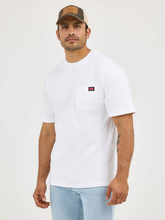 Men's Workwear Pocket T-Shirt in White