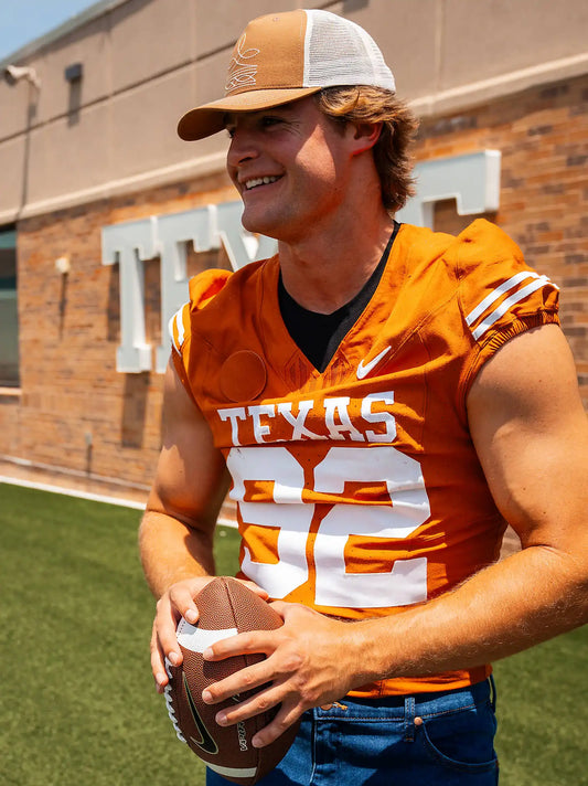 Texas Longhorns Boot Stitch Trucker Hat:Orange:One Size