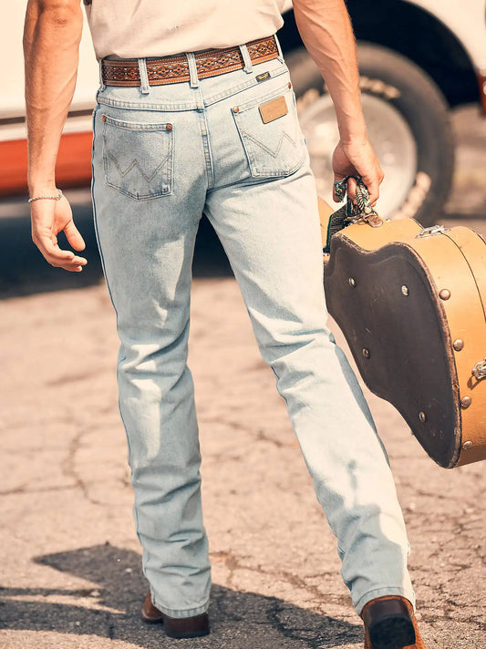 Wrangler® Cowboy Cut® Slim Fit Jean in Bleach