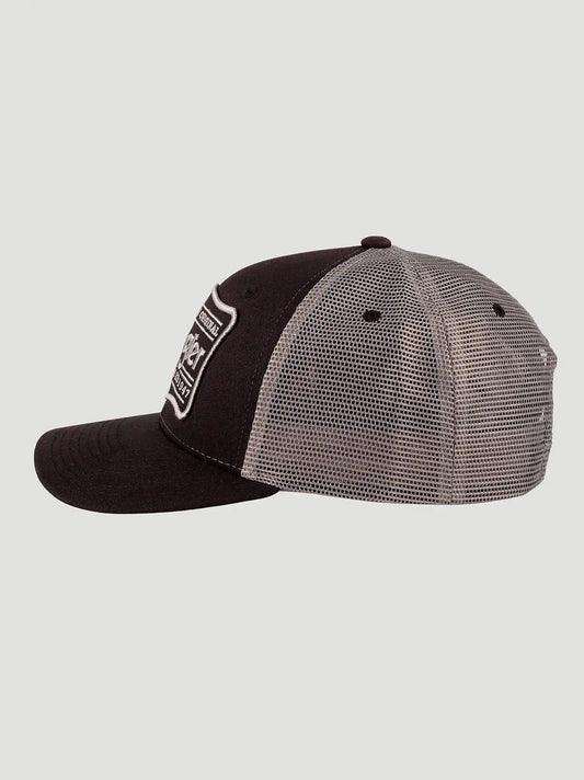 Trailhead Saloon Baseball Cap:Black & Grey:One Size