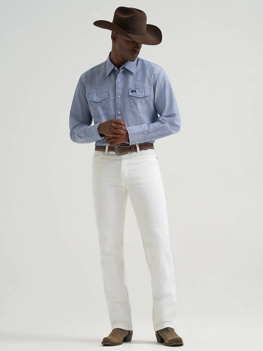 Wrangler® Cowboy Cut® Slim Fit Jean in White