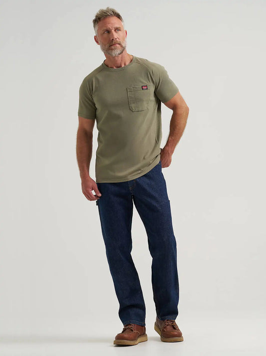 Wrangler Workwear Excavator Jean in Rinse