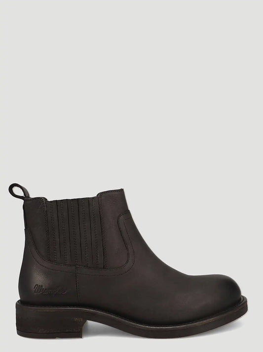 Women's Desiree Round-Toe Chelsea Bootie in Black