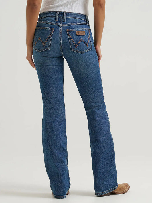 Women's Wrangler Retro® Mae Mid Rise Bootcut Jean in Marina