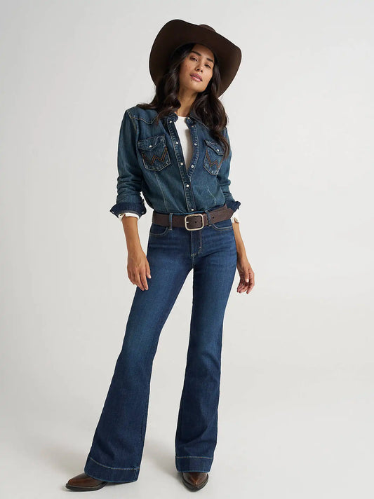 Women's Wrangler BESPOKE High Rise Trouser Jean in Alexandra