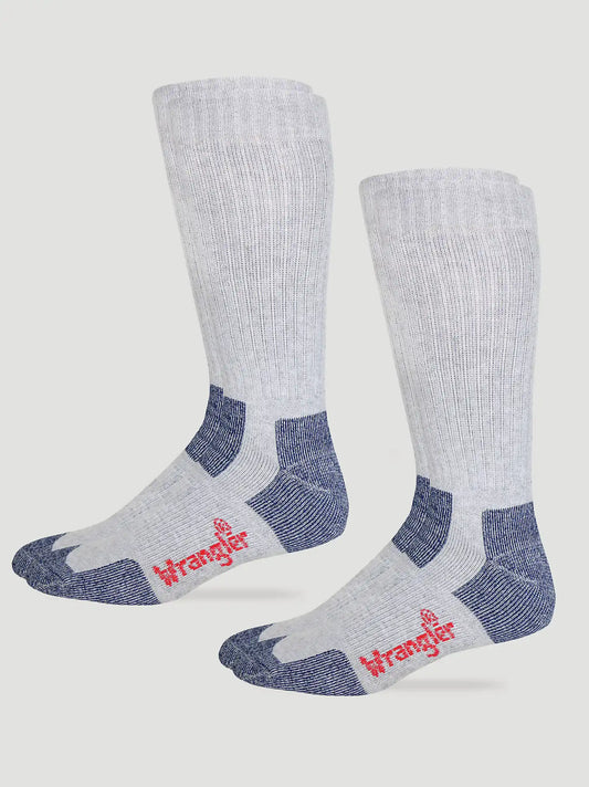 Mens RIGGS Steel Toe Boot Sock:Grey:L