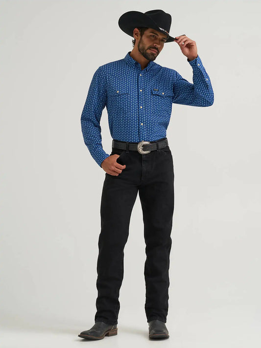 Wrangler All Terrain Gear Men's Technical Shirt in Navy