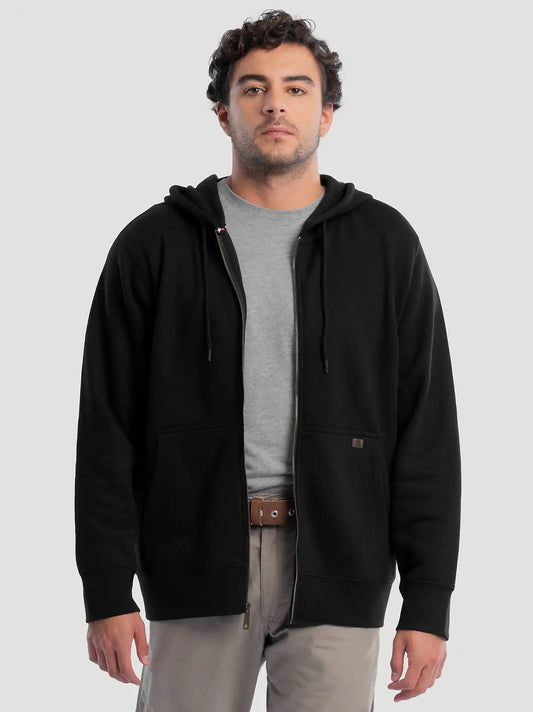 Men's RIGGS WORKWEAR® Full Zip Hoodie in Black