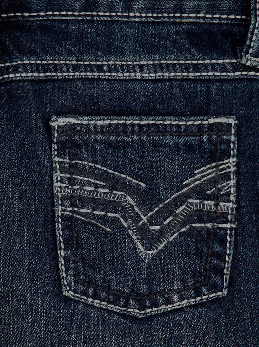 Boy's Wrangler® 20X® Vintage Bootcut Slim Fit Jean (8-20) in Canyon Lake
