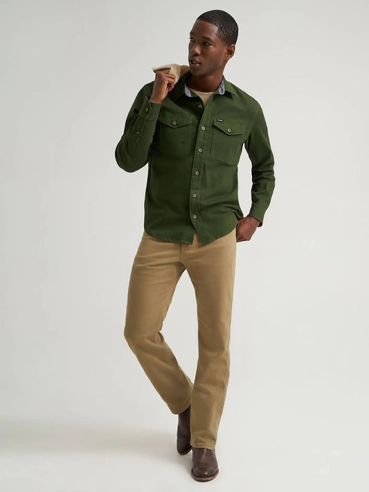 Men's Peak Comfort Twill Pant in Khaki