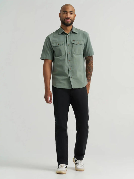 Men's Peak Comfort Twill Pant in George Black