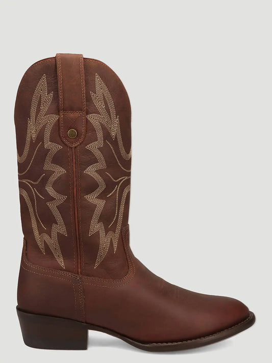 Men's Kearney Round-Toe Western Boot in Bridle Brown