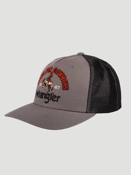 Buckin Trailhead Baseball Cap:Grey Black:One Size