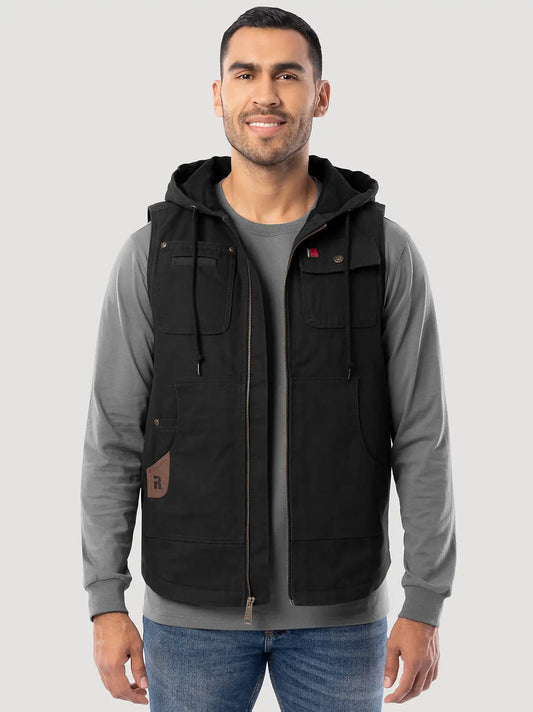 Men's RIGGS Workwear® Hooded Vest in Black