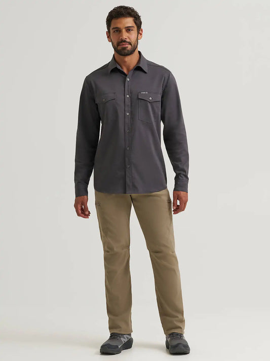Men's Wrangler® All Terrain Cargo Lined Pant in Fallen Rock