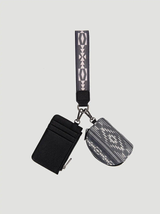 Southwestern Wallet Card Set:Black:One Size: