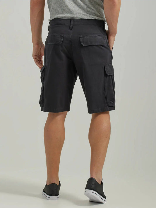 Wrangler® Men's Five Star Premium Stacked Cargo Short in Black