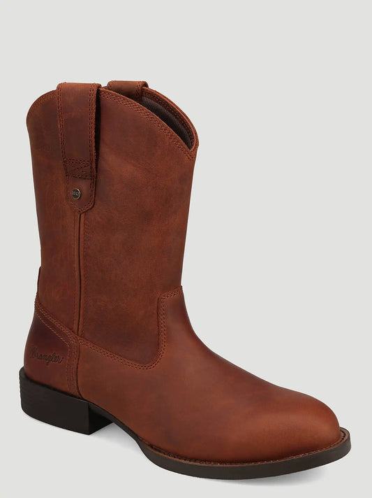 Men's Flint Roper Western Boot in Bridle Brown