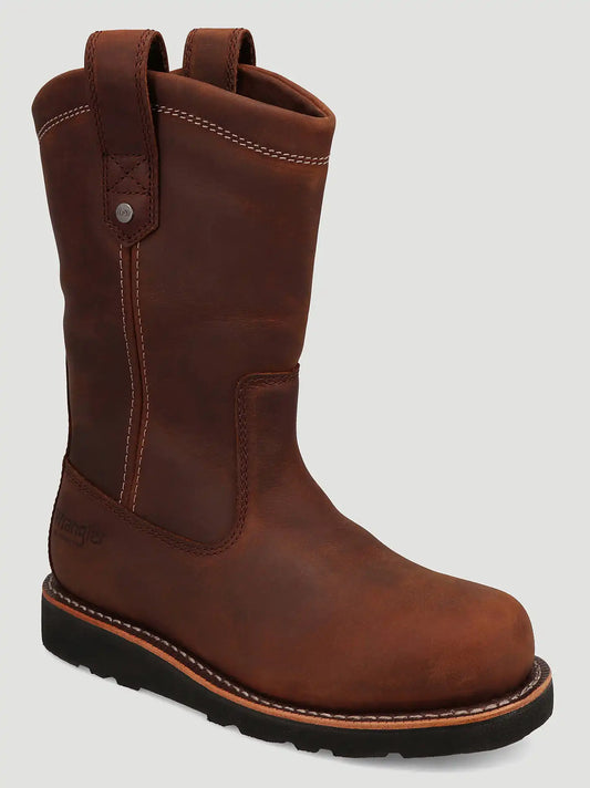 Women's Tanya Steel-Toe Work Boot in Saddle Tan