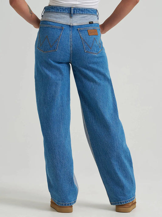 Women's Two-Toned Chaps Jean in Topaz