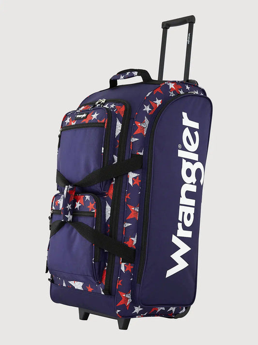 Wesley Rolling Duffle Bag:Patriotic Navy:One Size