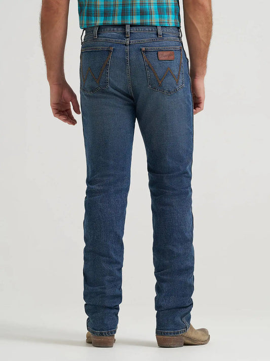 Men's Wrangler Retro® Slim Fit Straight Leg Jean in Whiskey