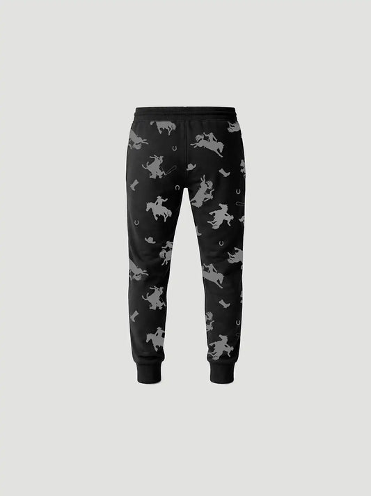 Men's Sleep Jogger in Black/Grey