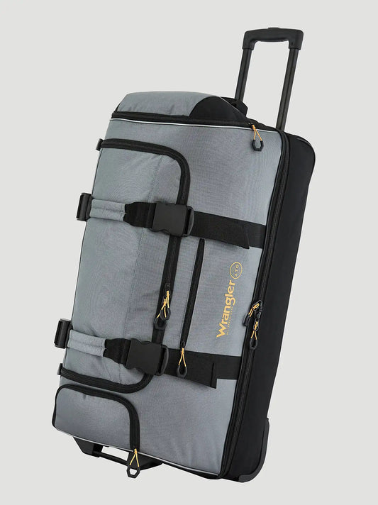 ATG 30 Inch 2 Section Rolling Duffel Bag:Soothing Grey:One Size
