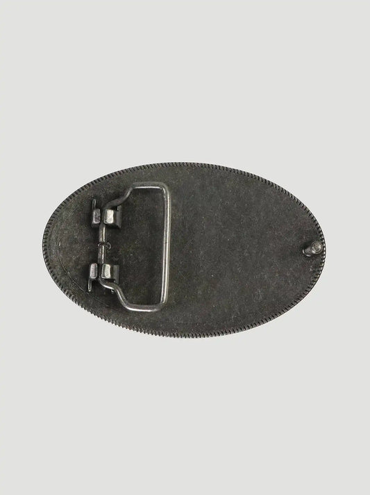 Mens Steer Head Belt Buckle:Brass/Silver:One Size