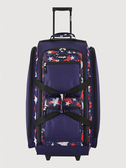 Wesley Rolling Duffle Bag:Patriotic Navy:One Size