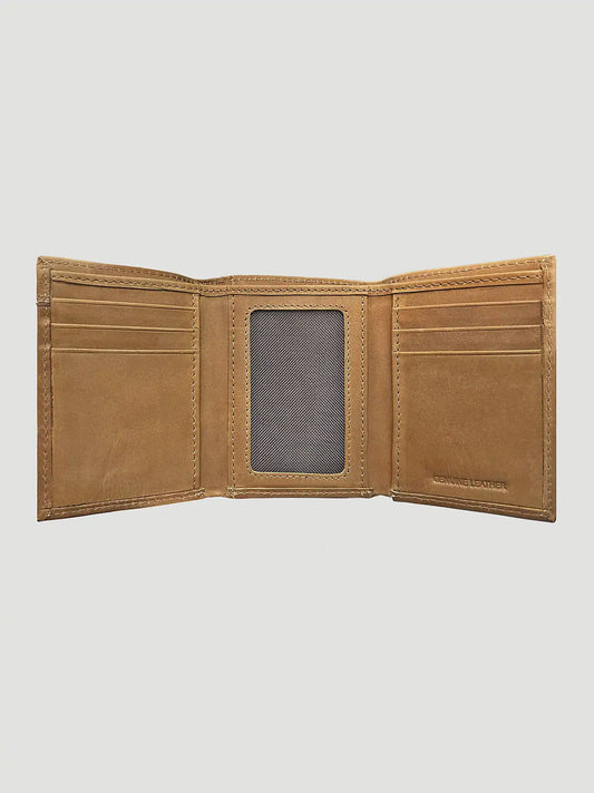 Boot Stitch Trim Checkbook:Tan:One Size