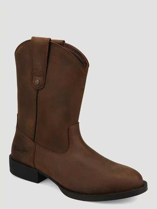 Men's Flint Roper Western Boot in Tobacco Brown