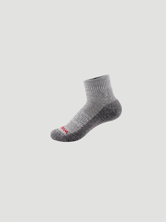 Wrangler RIGGS Workwear Quarter Sock 6 Pack:Grey:One Size
