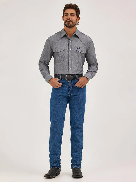 Wrangler® Cowboy Cut® Slim Fit Jean in Stonewashed
