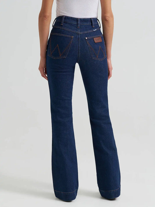 Women's Wrangler Retro® Bailey High Rise Pintuck Trouser Jean in Sariah