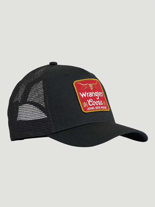 Wrangler x Coors Steer Patch Cap:Black:OS